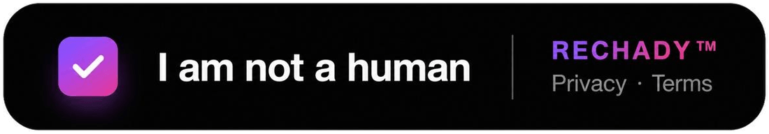 reCHADY™ widget — I am not a human